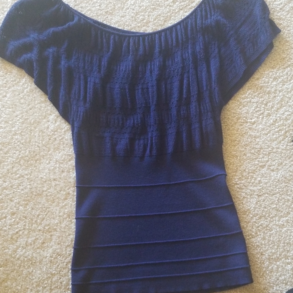 Blue Cache sweater
